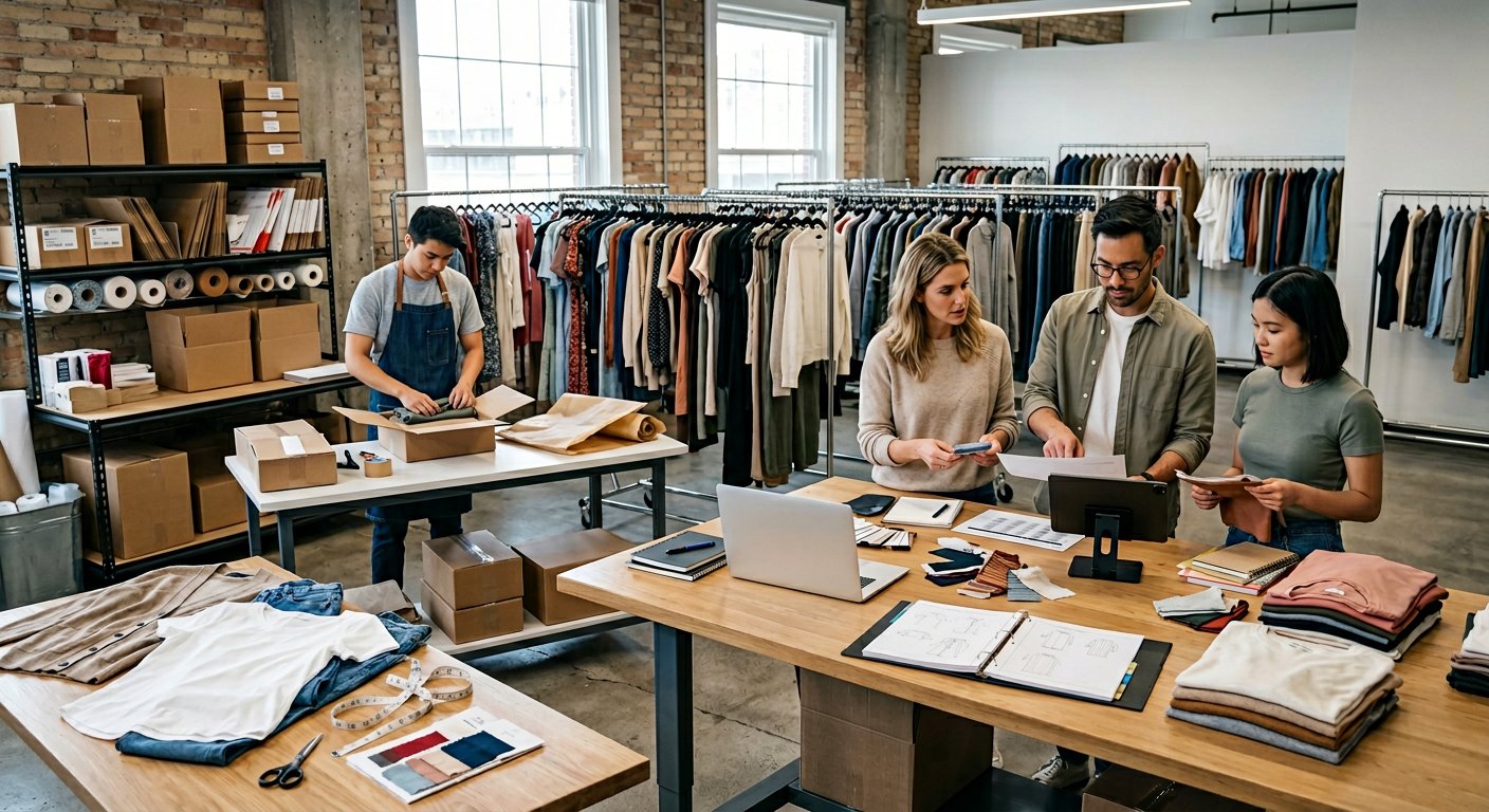 E-commerce fashion operation