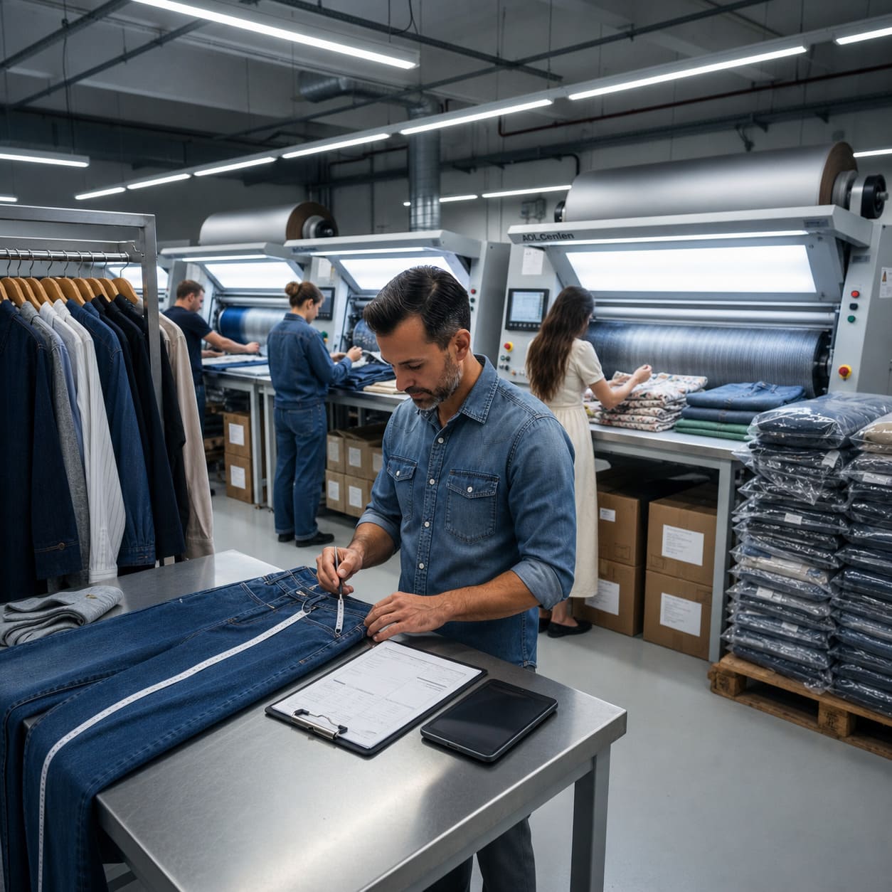 Quality control inspection workspace