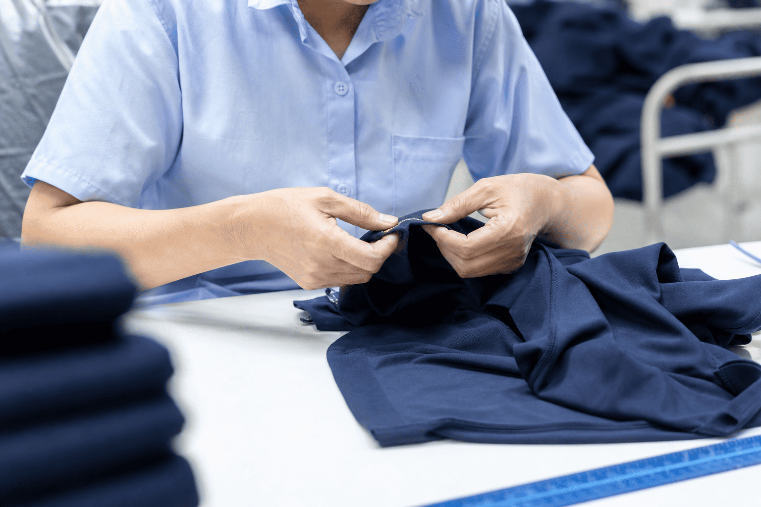 Garment quality control inspection